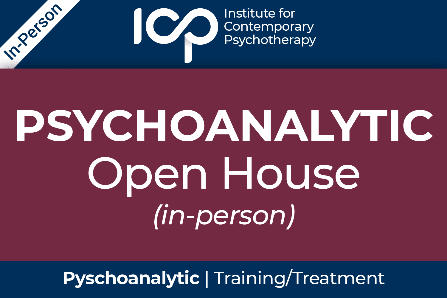 ICP Open House for the Psychoanalytic Program