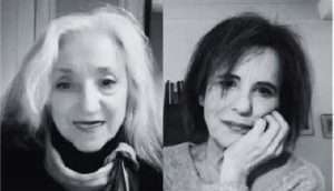 Presenters Holly Levenkron and Patricia Ticineto Clough