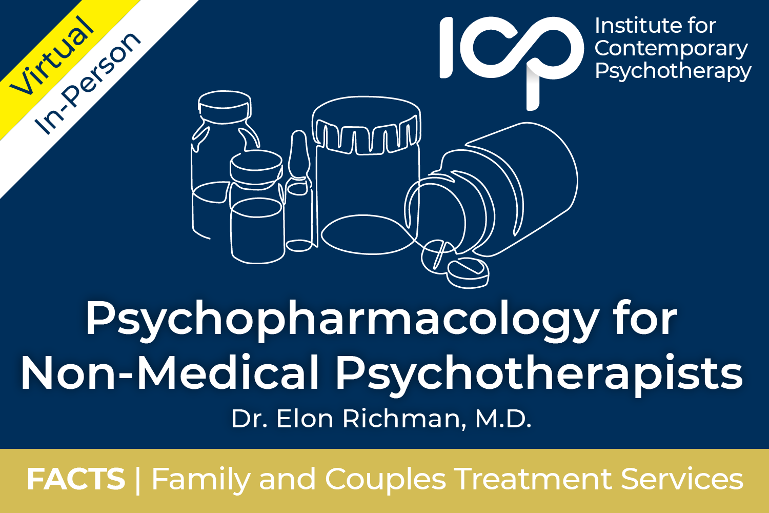 Pharmacology for Non-Medical Psychotherapists event graphic